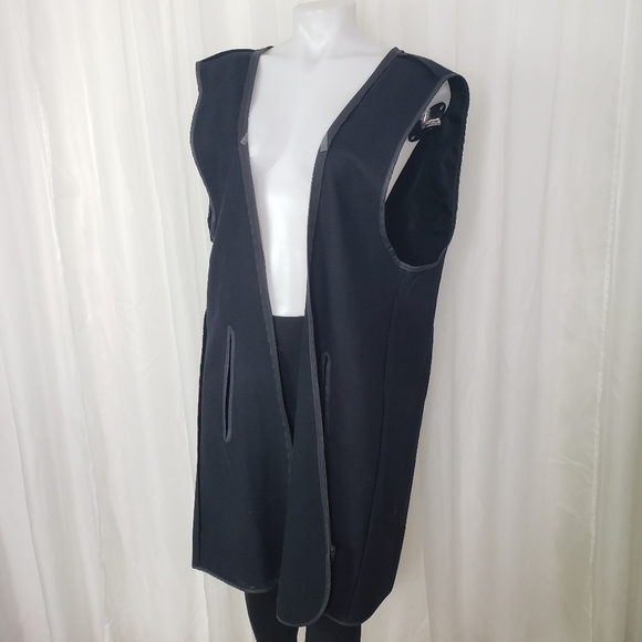 Vintage Burberry zip wool liner trench black size large - Picture 1 of 6